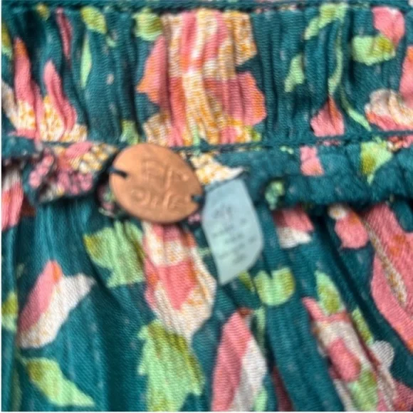 Free People Suki Blouse in Garden Combo Size Small NWT - Picture 8 of 9
